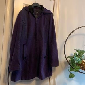 Purple pea coat